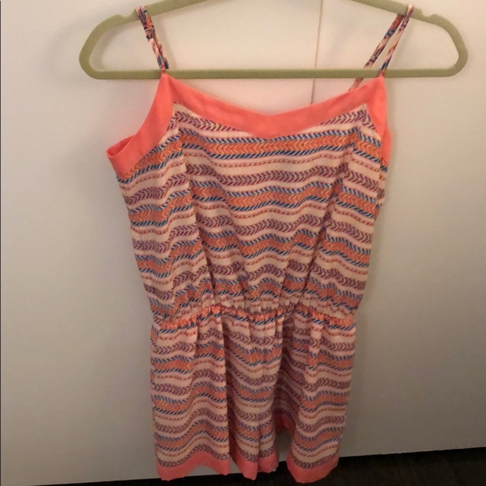 Gently worn Bloomingdales aqua romper